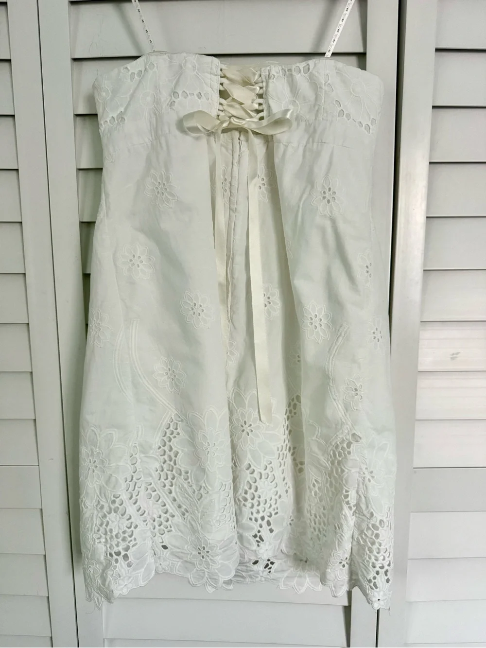 Lilly Pulitzer white eyelet strapless dress - Picture 10 of 13